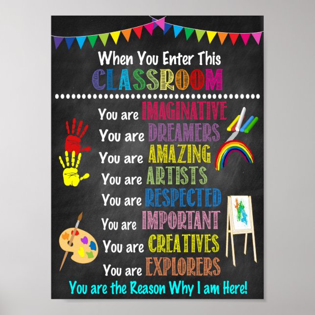 Art Teacher Printable Poster (Framsidan)