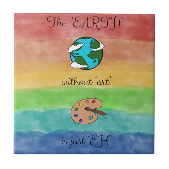 Art tegeltje kakelplatta (Framsidan)