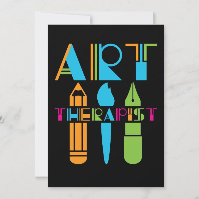 Art Terapist terapi Inbjudningar (Framsida)