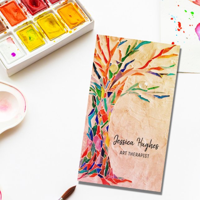 Art Therapist-Affärskort Visitkort (Skapare uppladdad)