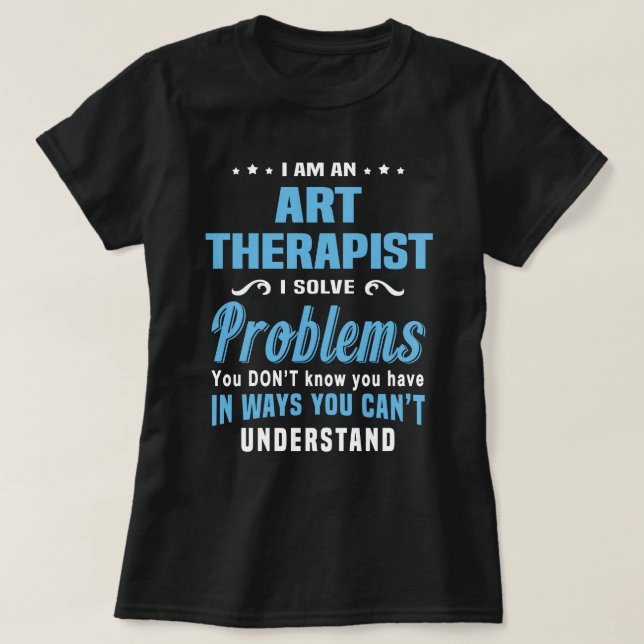 Art Therapist T Shirt (Design framsida)
