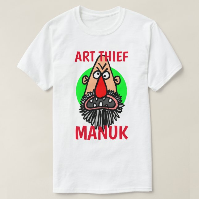 ART THIEF MANUK T SHIRT (Design framsida)