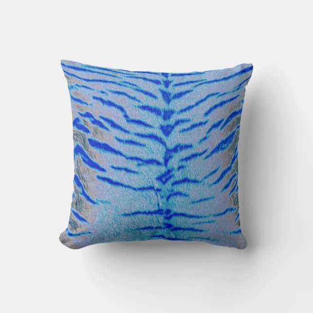 Art tiger päls kudde (Framsida)