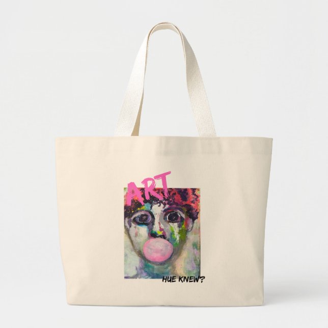 art tote jumbo tygkasse (Framsidan)