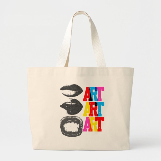 Art Tote  Jumbo Tygkasse (Framsidan)