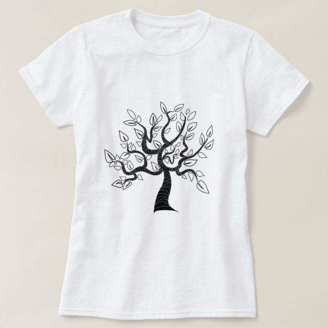 Art Träd T-Shirt (Design framsida)