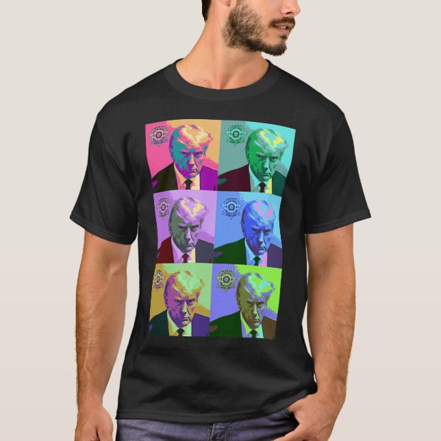 Art Trump Mugshot T Shirt (Framsida)