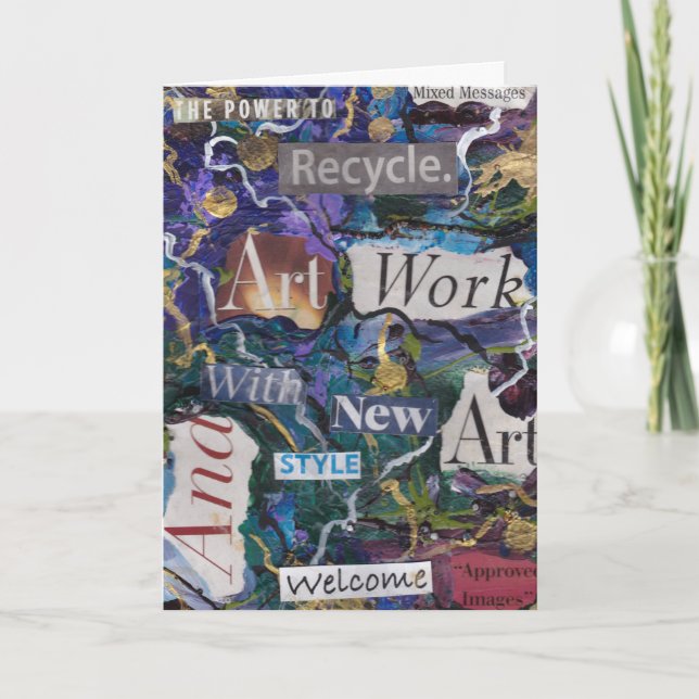 Art Upcycle Kort (Framsida)