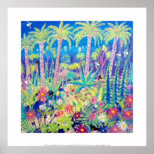 Art-utskrift: Måla Garden,Tresco Abbey Garden Poster