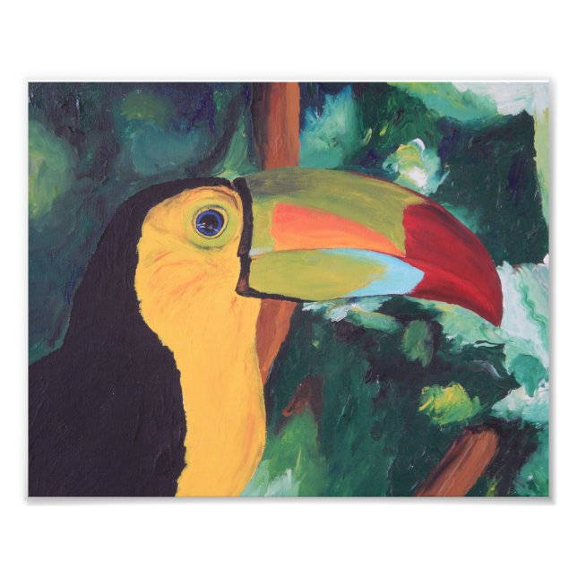 Art-utskrift: Toucan Fototryck (Framsidan)