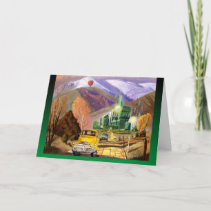 ART VÄSTER GREETARD-Gång vid en tidpunkt på Taos Kort