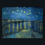 ART - VINCENT VAN GOGH 3 POSTER<br><div class="desc">I detta utkast återges ytterligare ett mästerverk i berömden - olja på arbetsyta - som målats av den underbara nederländska målaren Vincent Van Gogh (30 mars 1853-29 juli 1890) med titeln "Starry Natt Over the Rhone" [1888]. Från vår ART-serie..</div>