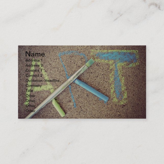 ART VISITKORT (Framsida)