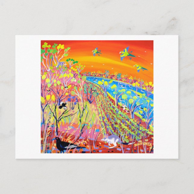 Art-vykort: Wetland Wildlife, Banrock Station Vykort (Framsida)