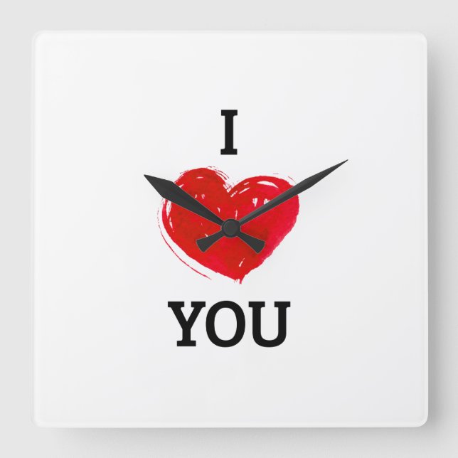 Art & Wall Décor > Clocks Fyrkantig Klocka (Framsida)