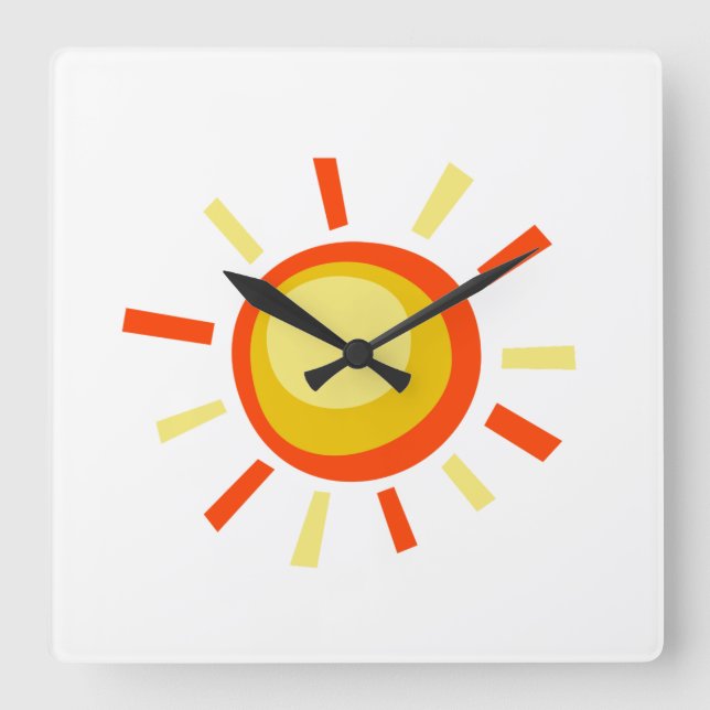 Art & Wall Décor > Clocks Fyrkantig Klocka (Framsida)
