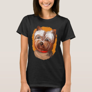 Art Yorkshire Terrier Smile Yorkshire Terrier Hund T Shirt