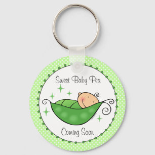 Ärta i min podpersonlig Keychain Nyckelring