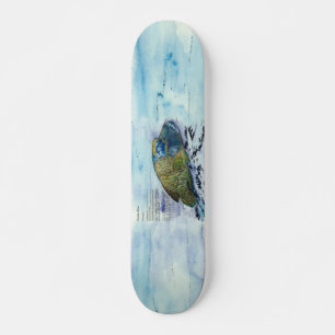 Artbelagd handmålad menstruerad skateboard