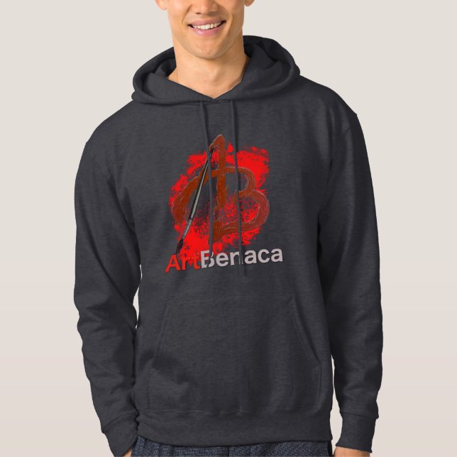 ArtBenaca manlig Hoody Sweatshirt (Framsida)