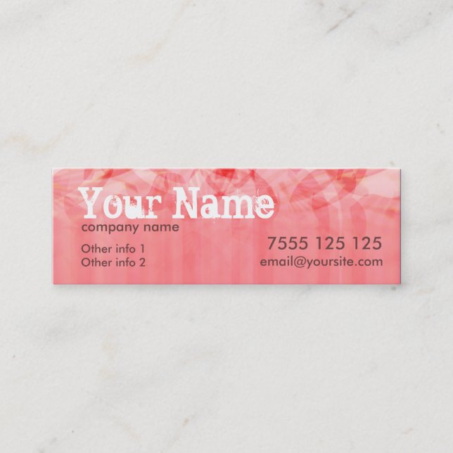 ARTBrush profilerar kortet Mini Visitkort (Framsida)