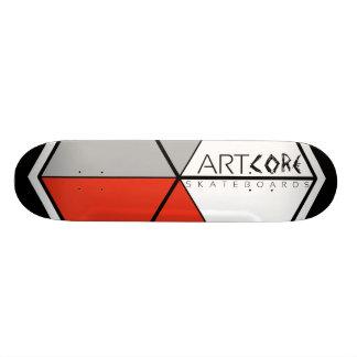 ArtCore-Skateboards/ Big Logo RED Mini Skateboard Bräda 18,5 Cm