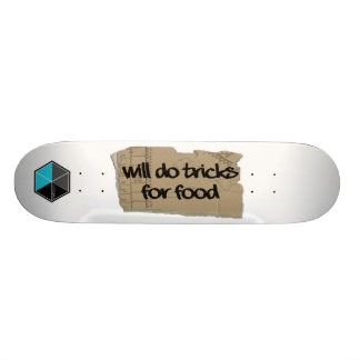 ArtCore-Skateboards/ Theme Tricks For Food Skateboard Bräda 20,5 Cm