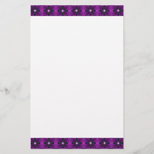 Artdeco Flowers i Retro Stil Brevpapper (Framsida)