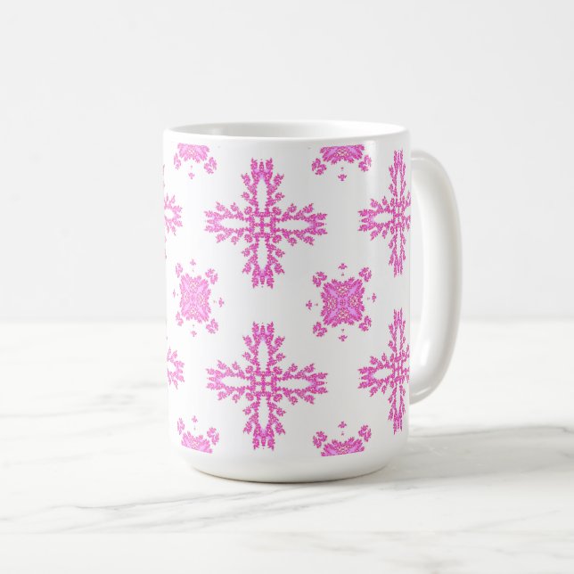 Artdeco Flowers i Retro Stil Kaffemugg (Framsida höger)