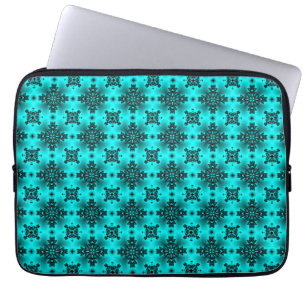 Artdeco Flowers i Retro Stil Laptop Fodral
