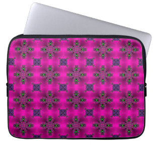 Artdeco Flowers i Retro Stil Laptop Fodral