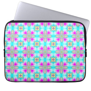Artdeco Flowers i Retro Stil Laptop Fodral