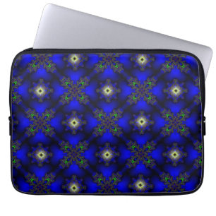 Artdeco Flowers i Retro Stil Laptop Fodral