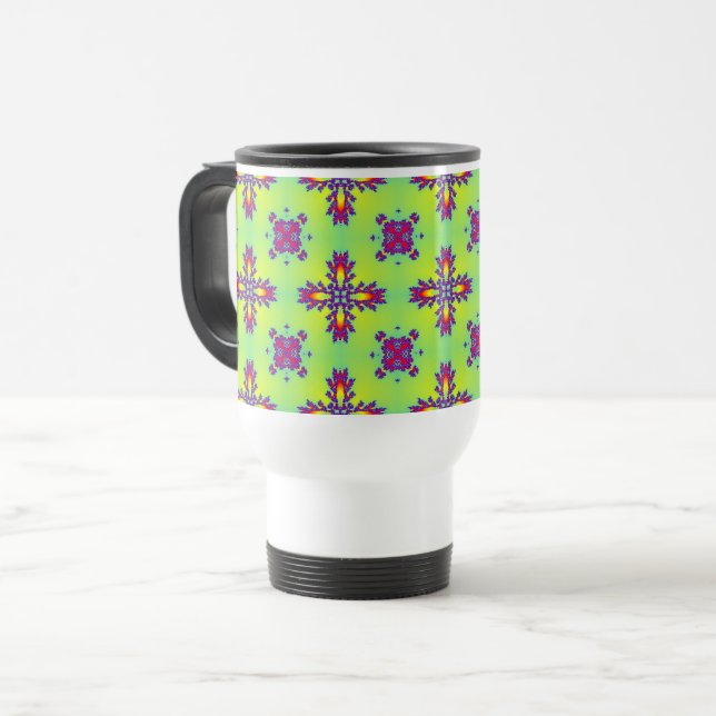 Artdeco Flowers i Retro Stil Resemugg (Framsida vänster)