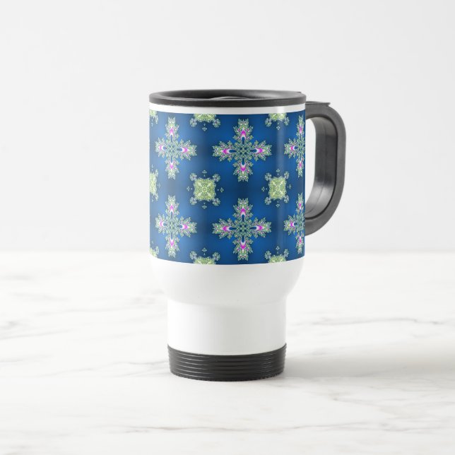 Artdeco Flowers i Retro Stil Resemugg (Framsida höger)