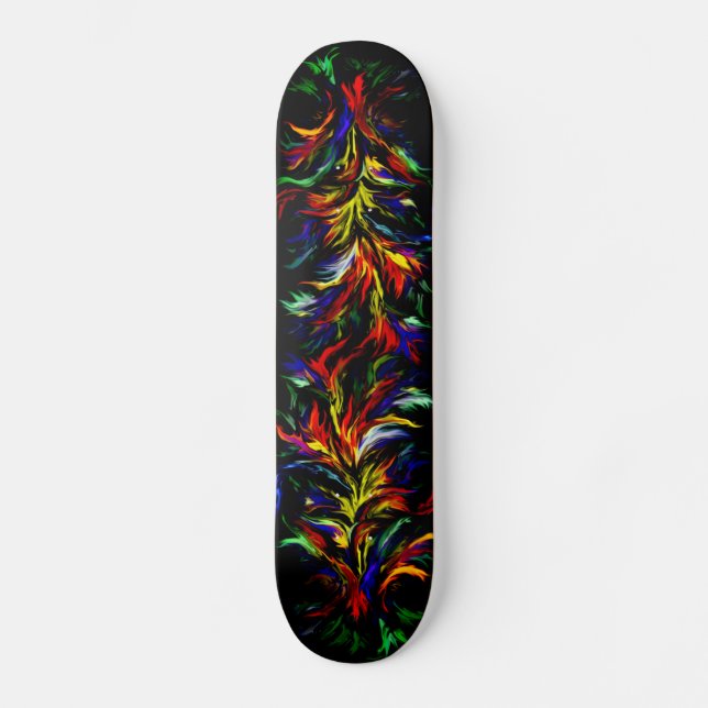 Artdeco i Regenbogen Stil Skateboard Bräda 20 Cm (Framsida)