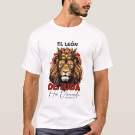 ARTE EL LEÓN DE JUDÁ T SHIRT