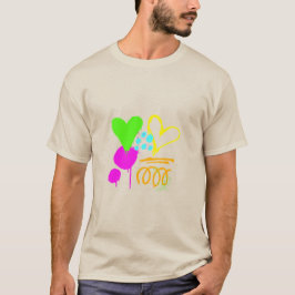 Arte em tintas t shirt
