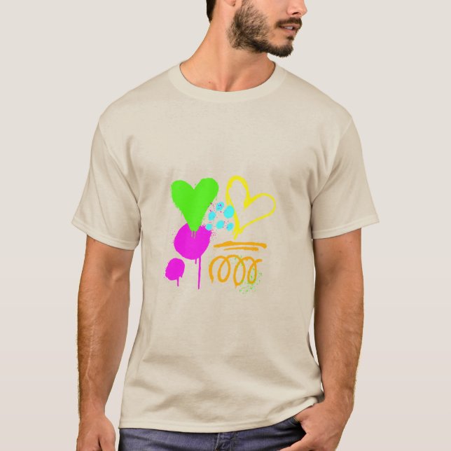 Arte em tintas t shirt (Framsida)