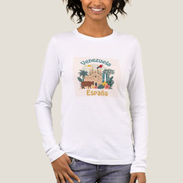 Arte Venezuela España conexión latina femenina T Shirt