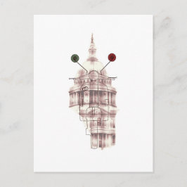 Arte Vespa Arquitetura "Memories from Paradise" Vykort