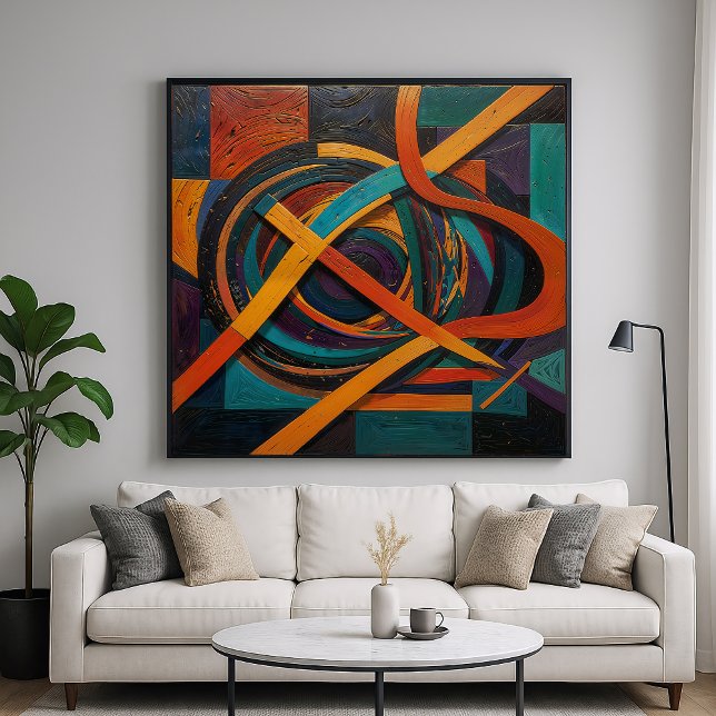Artefakt - Geometrisk konstdesign Poster (Skapare uppladdad)