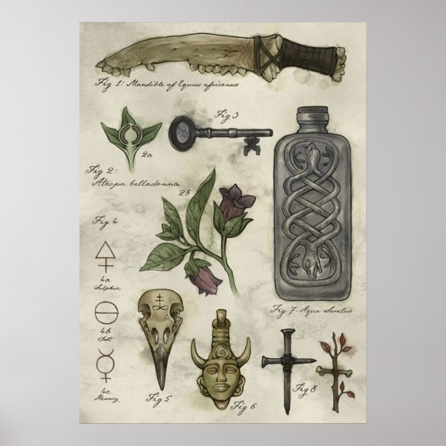 Artefakter från övernaturliga historietjägare poster (Framsidan)