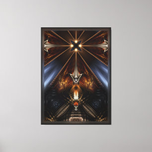 Arteknyia Fantasy Fractal Art Composition Canvastryck