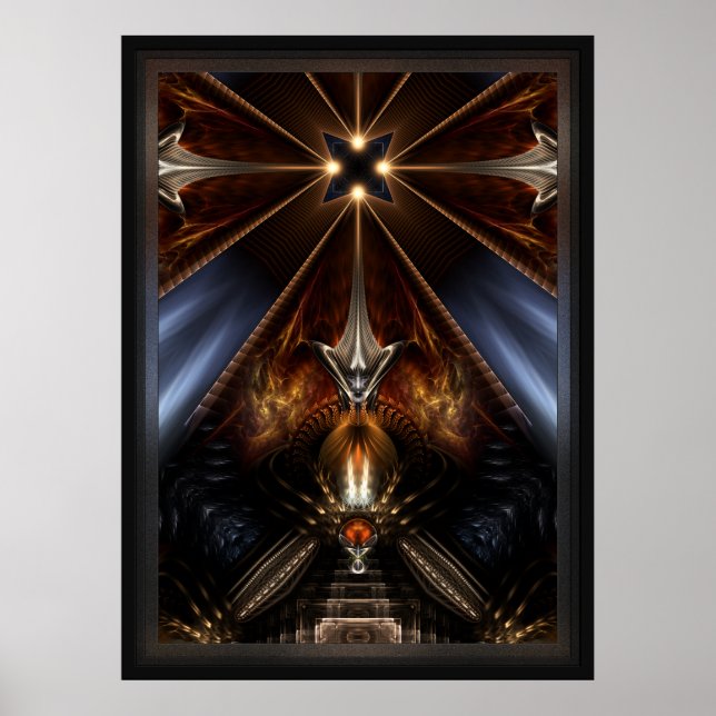 Arteknyia Fantasy Fractal Art Composition Poster (Framsidan)