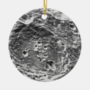 Artemis 1 Måne Uppdrag Lunar-bild Julgransprydnad Keramik