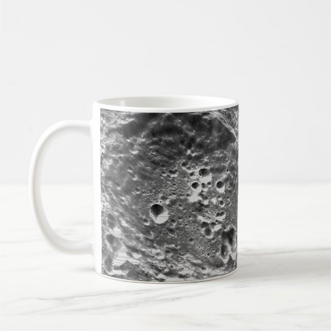 Artemis 1 Måne Uppdrag Lunar-bild Kaffemugg (Vänster)