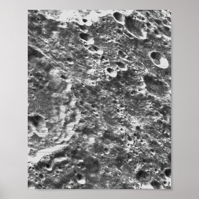 Artemis 1 Måne Uppdrag Lunar-bild Poster (Framsidan)