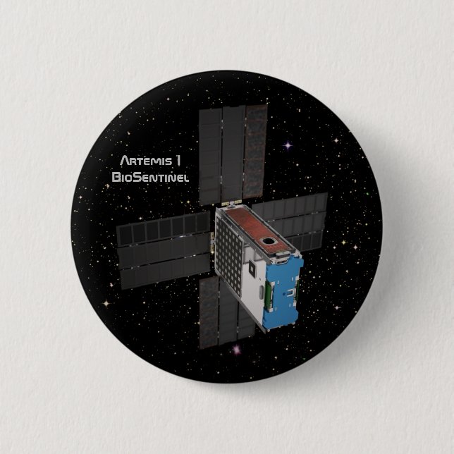 Artemis BioSentinel CubeSat Knapp (Framsida)