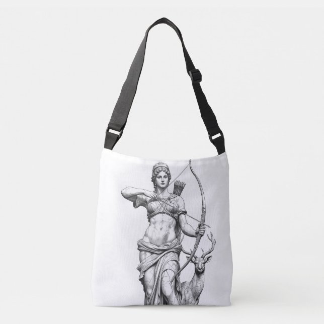 Artemis Goddess Mythic Tote Bag Axelväska (Framsida)